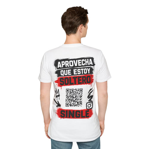 Camiseta «Soltero» · QR personalizado a tu Instagram
